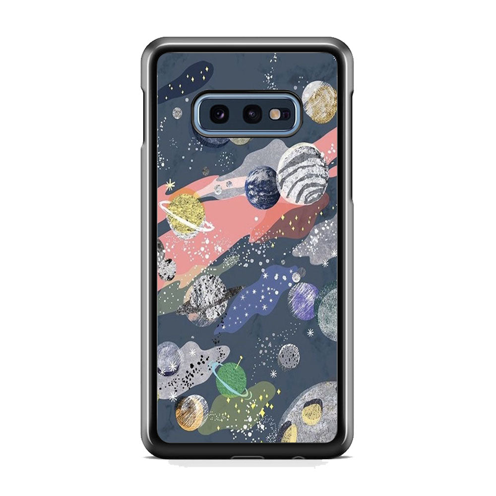 Universe Planet Collage Samsung Galaxy S10E Case
