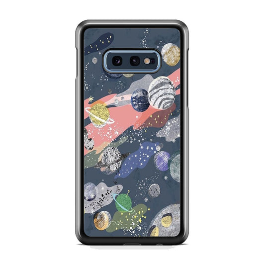 Universe Planet Collage Samsung Galaxy S10E Case