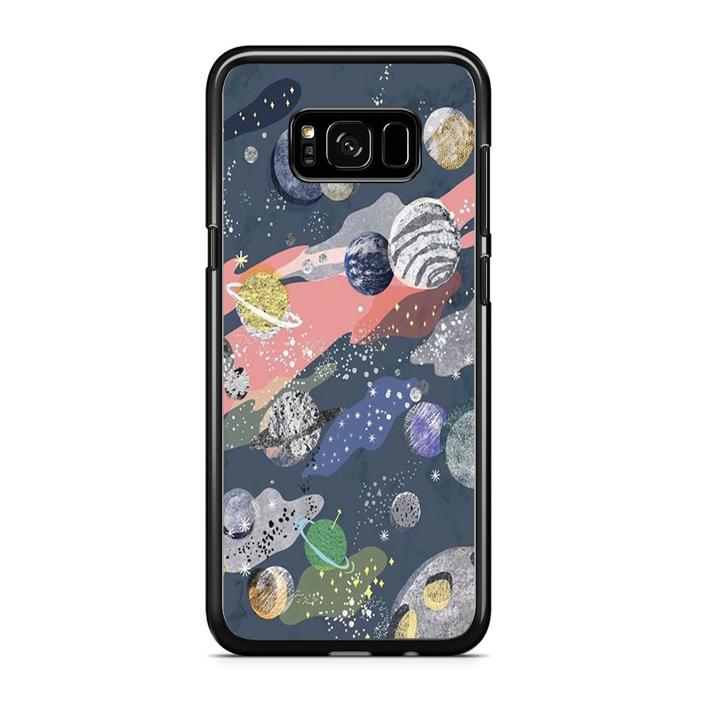 Universe Planet Collage Samsung Galaxy S8 Plus Case