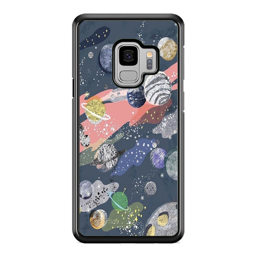 Universe Planet Collage Samsung Galaxy S9 Case