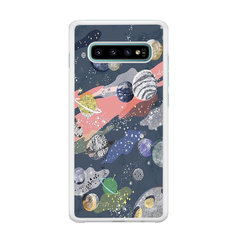 Universe Planet Collage Samsung Galaxy S10 Plus Case
