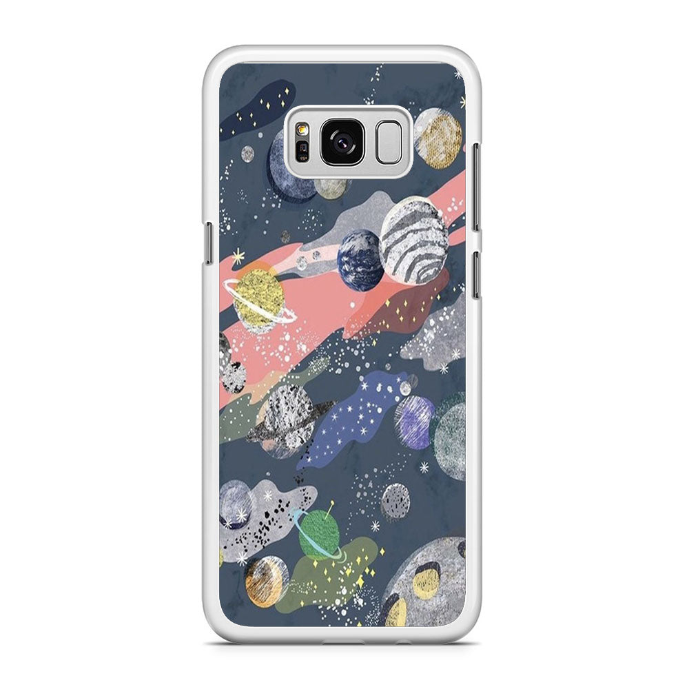 Universe Planet Collage Samsung Galaxy S8 Plus Case