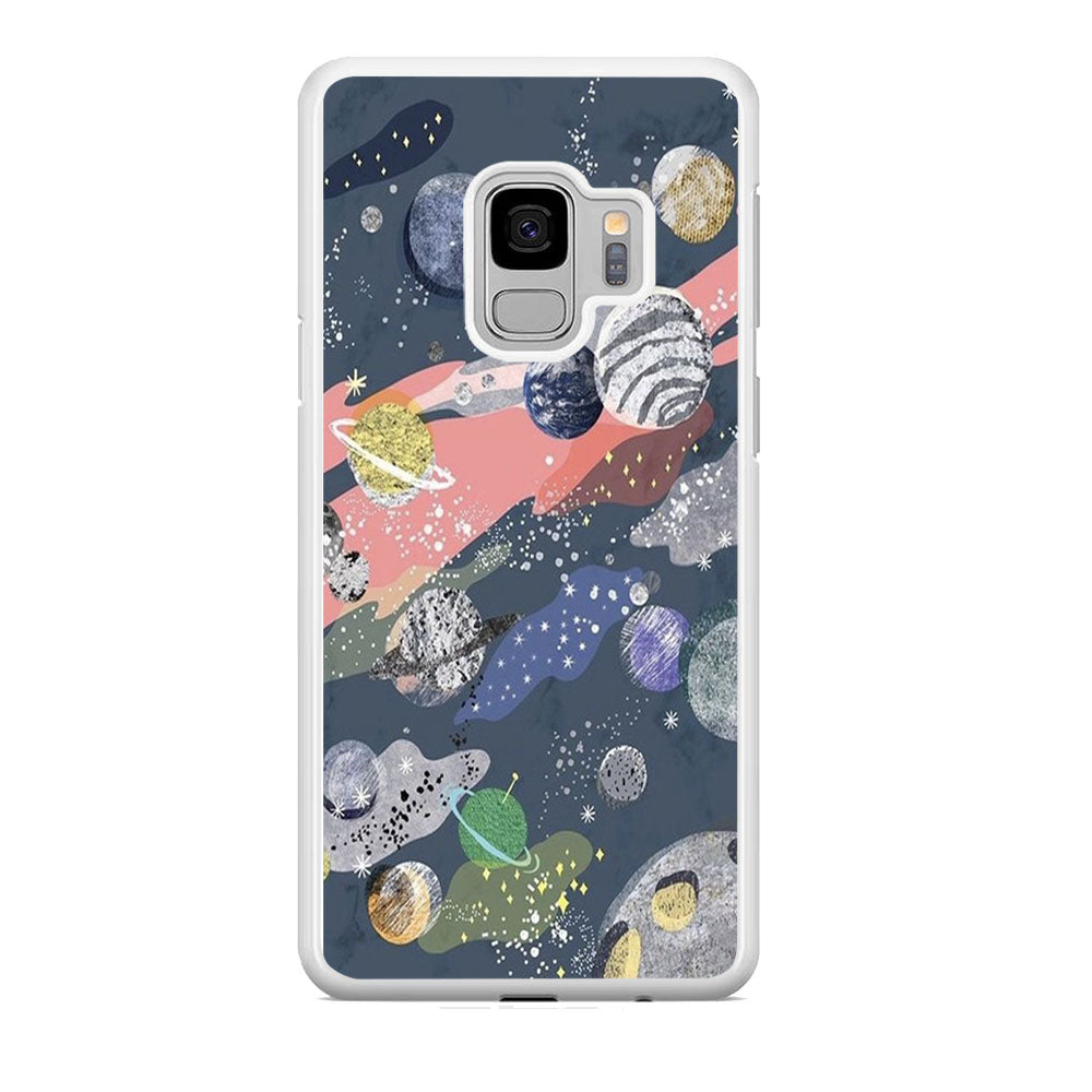 Universe Planet Collage Samsung Galaxy S9 Case