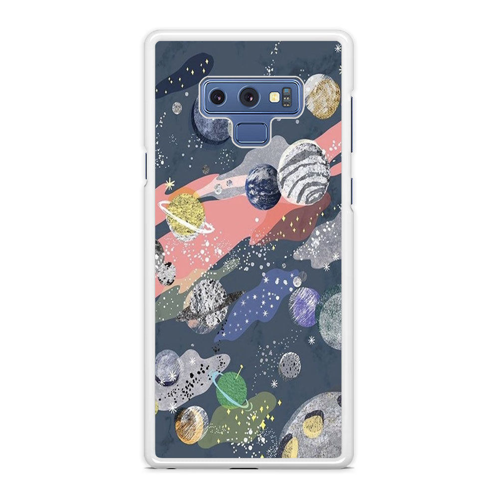 Universe Planet Collage Samsung Galaxy Note 9 Case