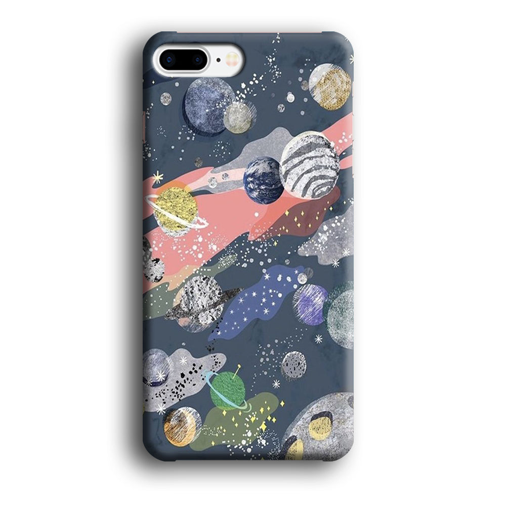 Universe Planet Collage iPhone 7 Plus Case