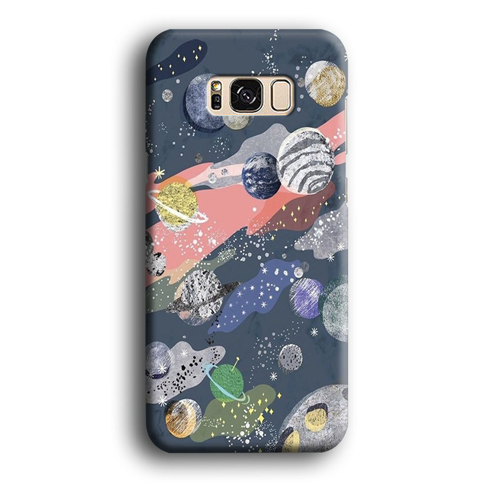 Universe Planet Collage Samsung Galaxy S8 Case