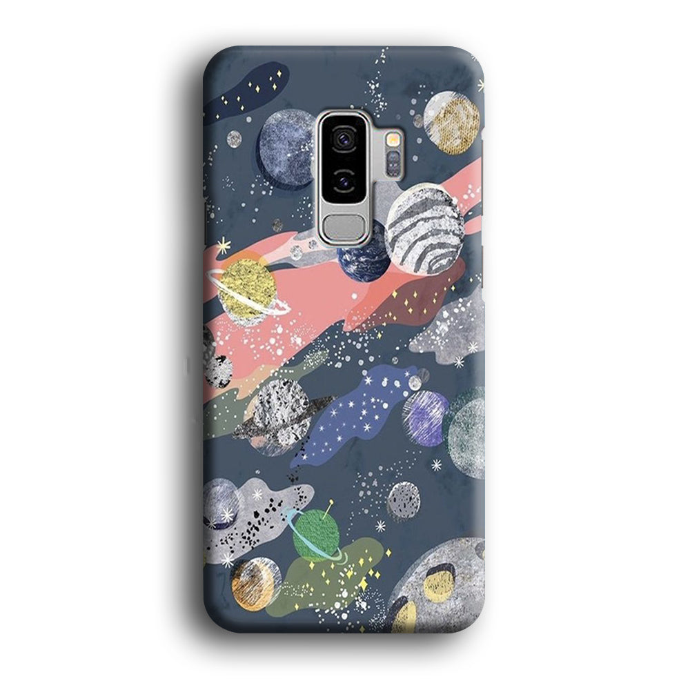 Universe Planet Collage Samsung Galaxy S9 Plus Case