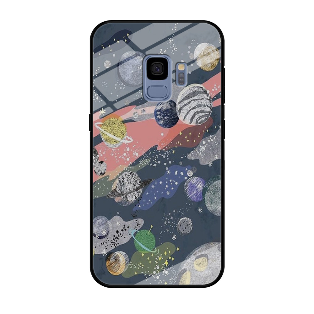 Universe Planet Collage Samsung Galaxy S9 Case