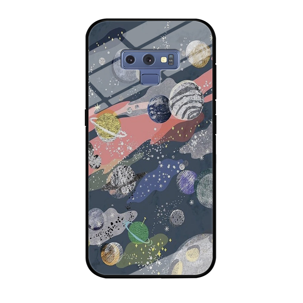 Universe Planet Collage Samsung Galaxy Note 9 Case