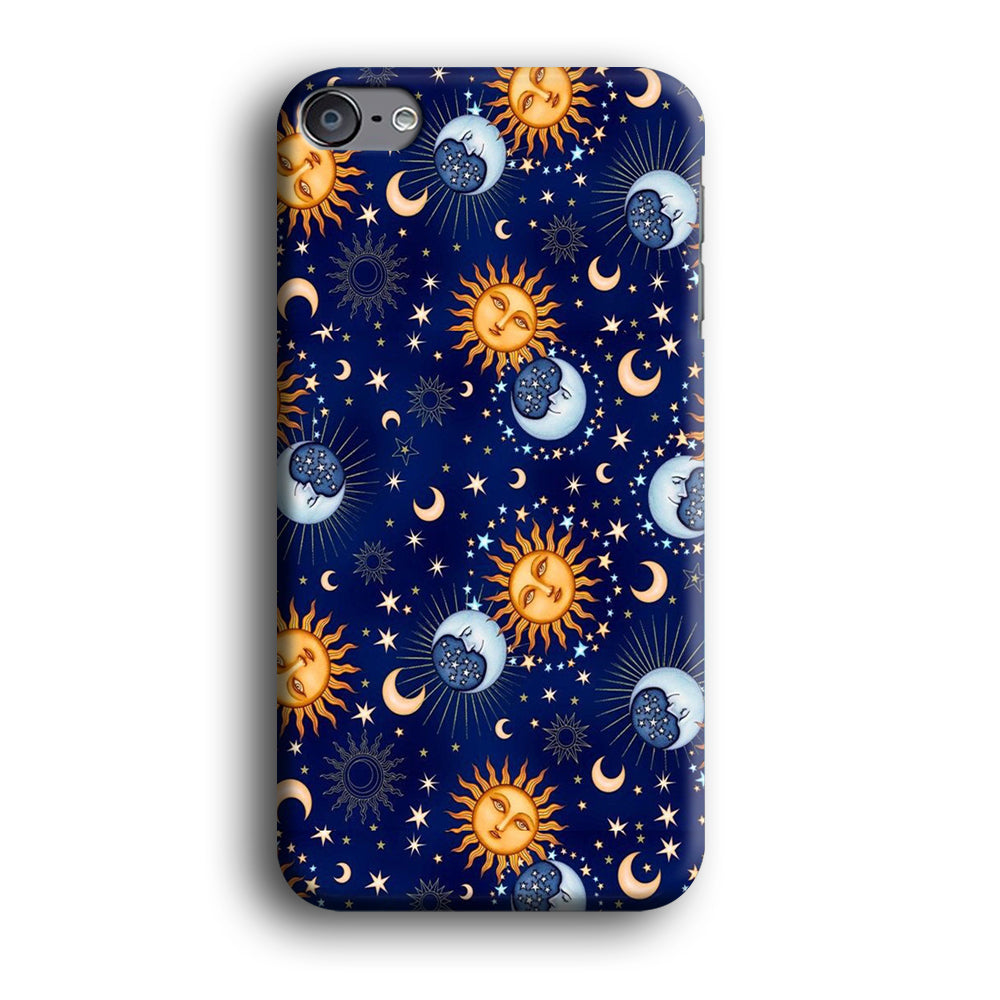 Universe Sun and Moon Face iPod Touch 6 Case