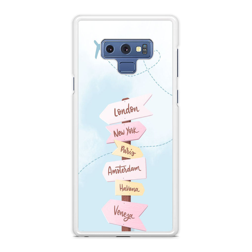 Vacation On The Way Samsung Galaxy Note 9 Case