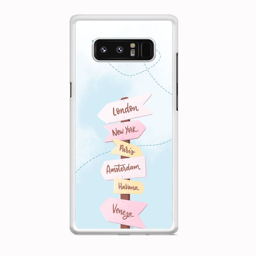 Vacation On The Way Samsung Galaxy Note 8 Case