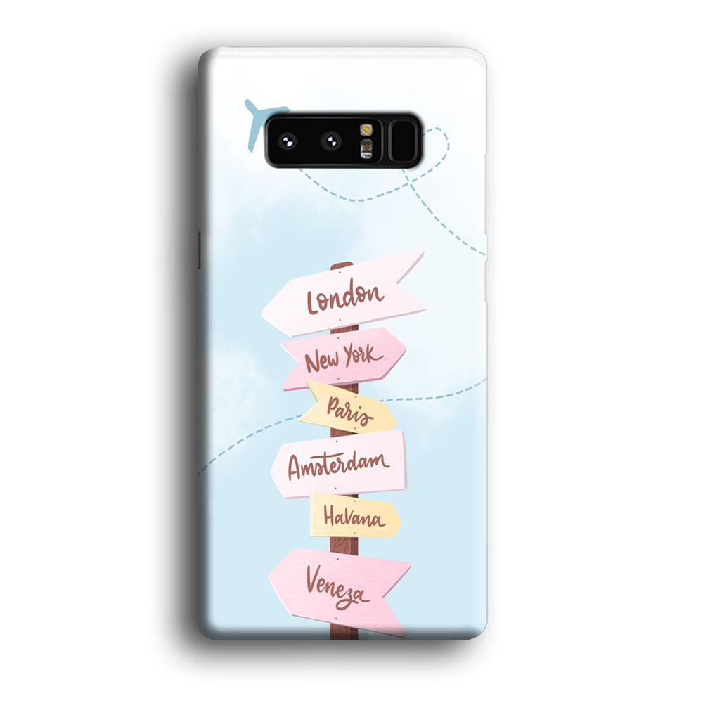 Vacation On The Way Samsung Galaxy Note 8 Case