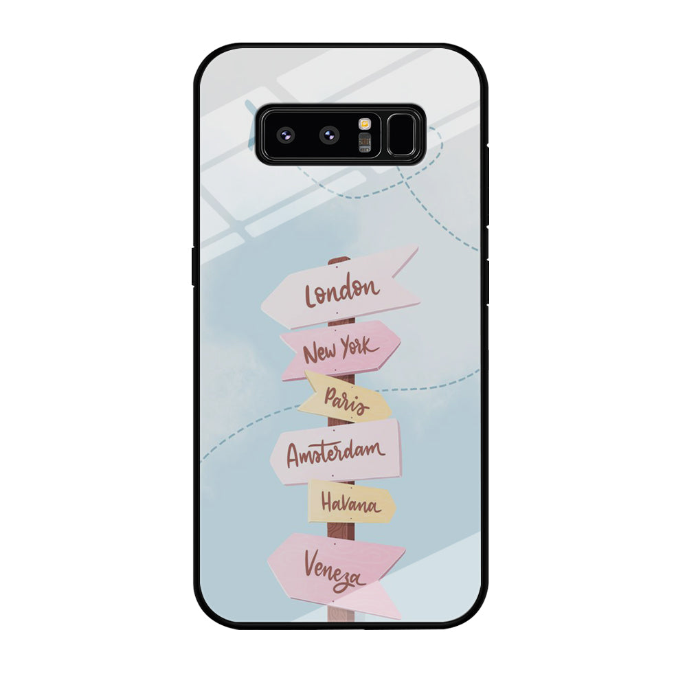 Vacation On The Way Samsung Galaxy Note 8 Case