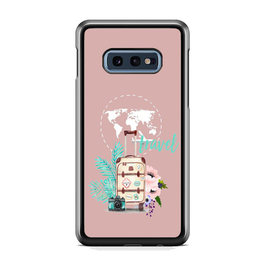 Vacation Suitcase Samsung Galaxy S10E Case