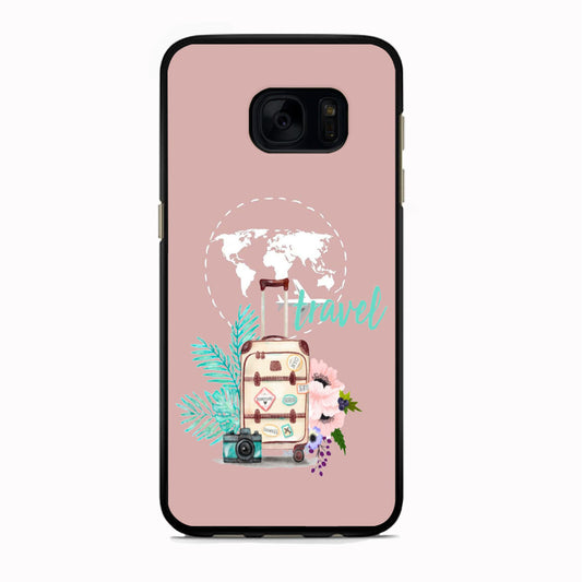 Vacation Suitcase Samsung Galaxy S7 Edge Case
