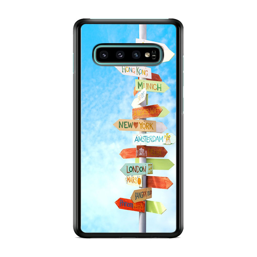 Vacation To The Next Destination Samsung Galaxy S10 Case