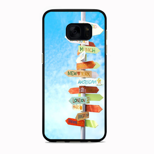 Vacation To The Next Destination Samsung Galaxy S7 Edge Case