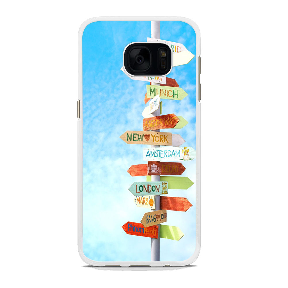 Vacation To The Next Destination Samsung Galaxy S7 Edge Case
