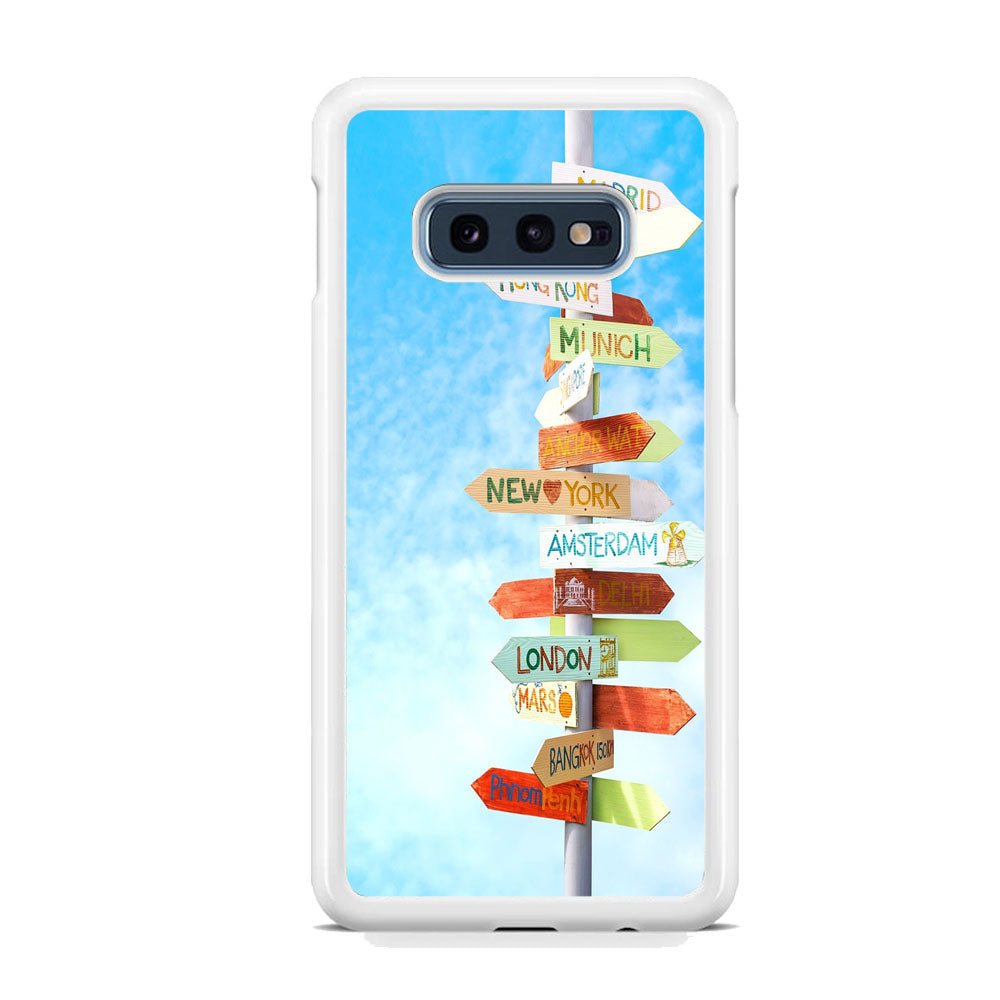 Vacation To The Next Destination Samsung Galaxy S10E Case