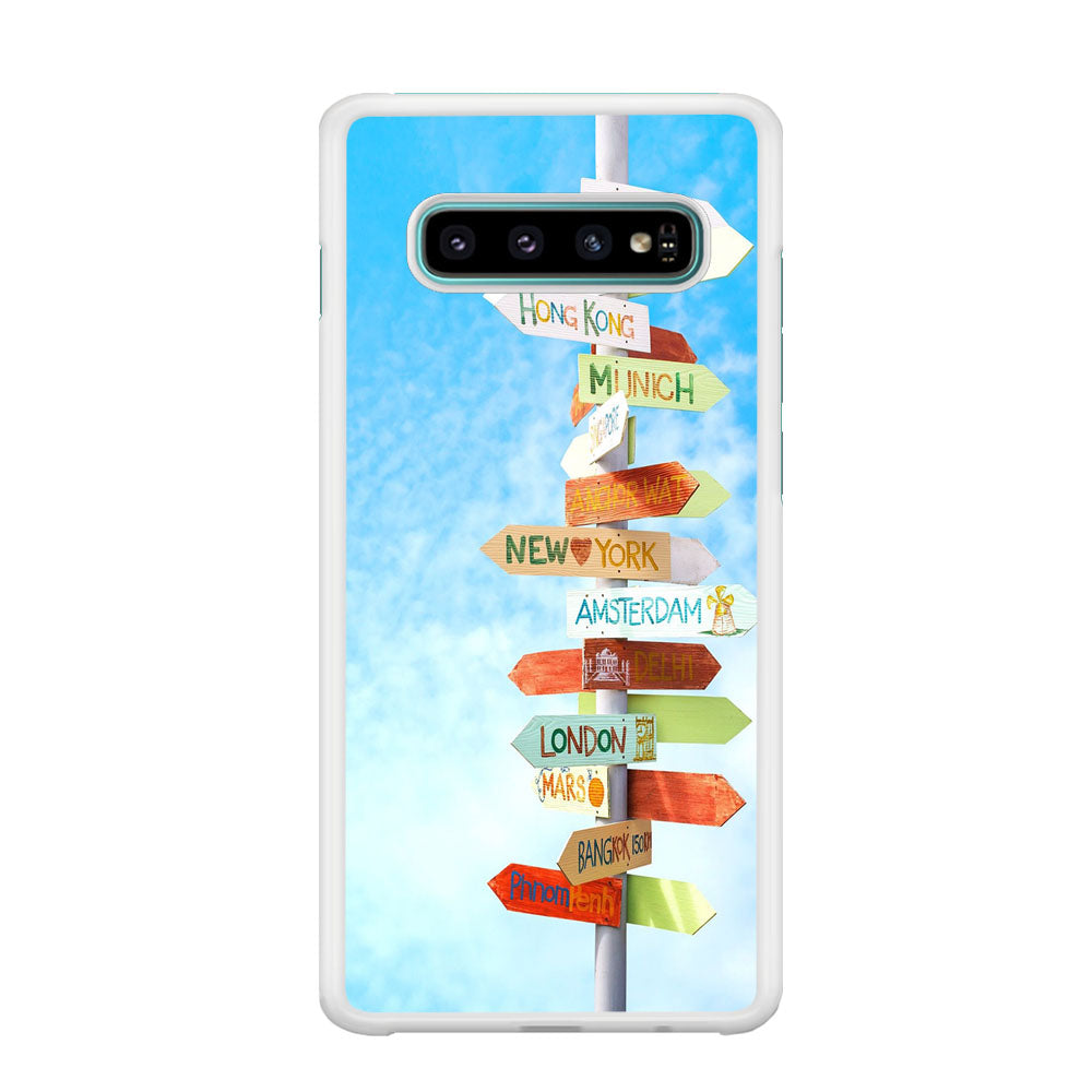 Vacation To The Next Destination Samsung Galaxy S10 Case