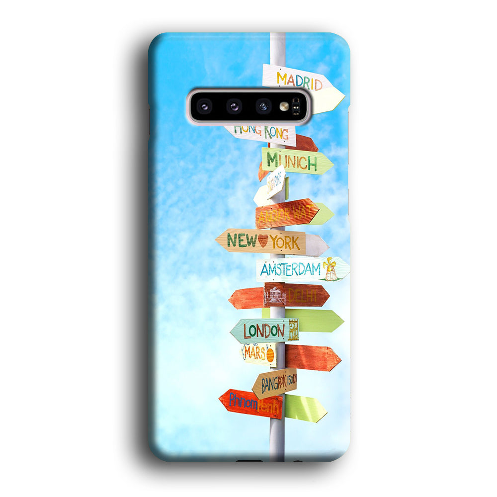 Vacation To The Next Destination Samsung Galaxy S10 Case