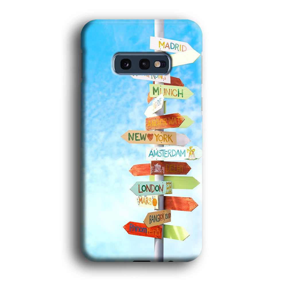 Vacation To The Next Destination Samsung Galaxy S10E Case