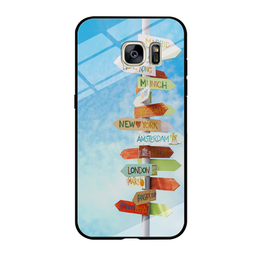 Vacation To The Next Destination Samsung Galaxy S7 Edge Case