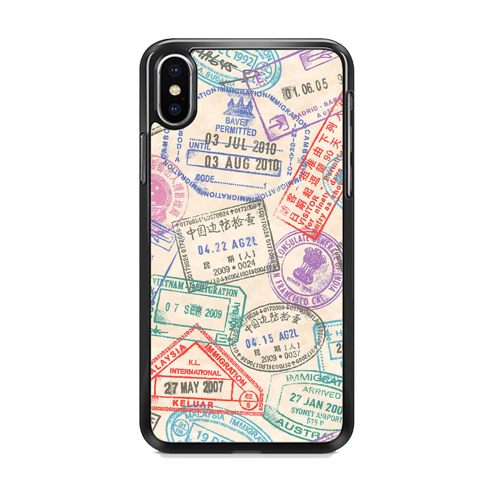 Vacation Visiting List iPhone X Case