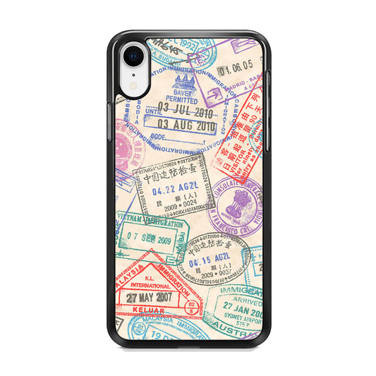 Vacation Visiting List iPhone XR Case
