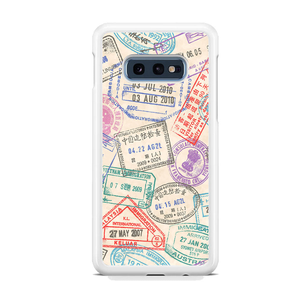Vacation Visiting List Samsung Galaxy S10E Case