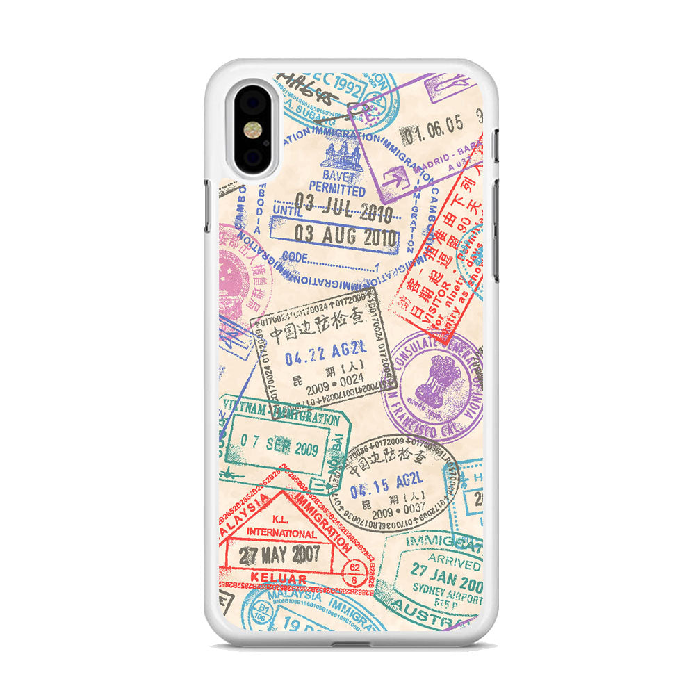 Vacation Visiting List iPhone X Case
