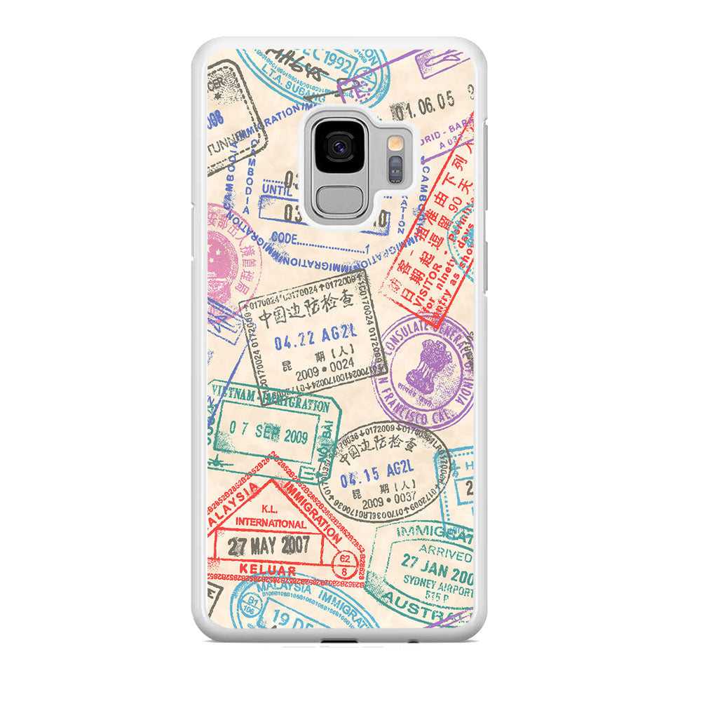 Vacation Visiting List Samsung Galaxy S9 Case