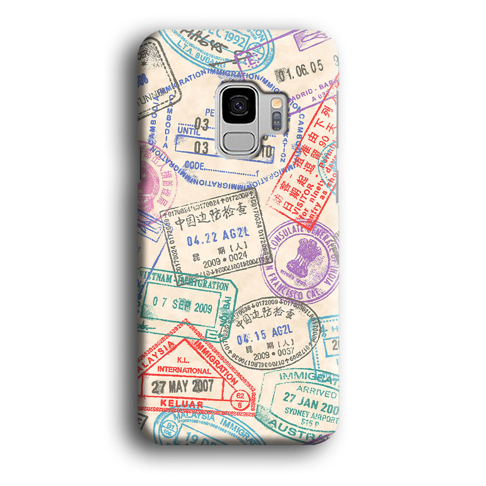 Vacation Visiting List Samsung Galaxy S9 Case