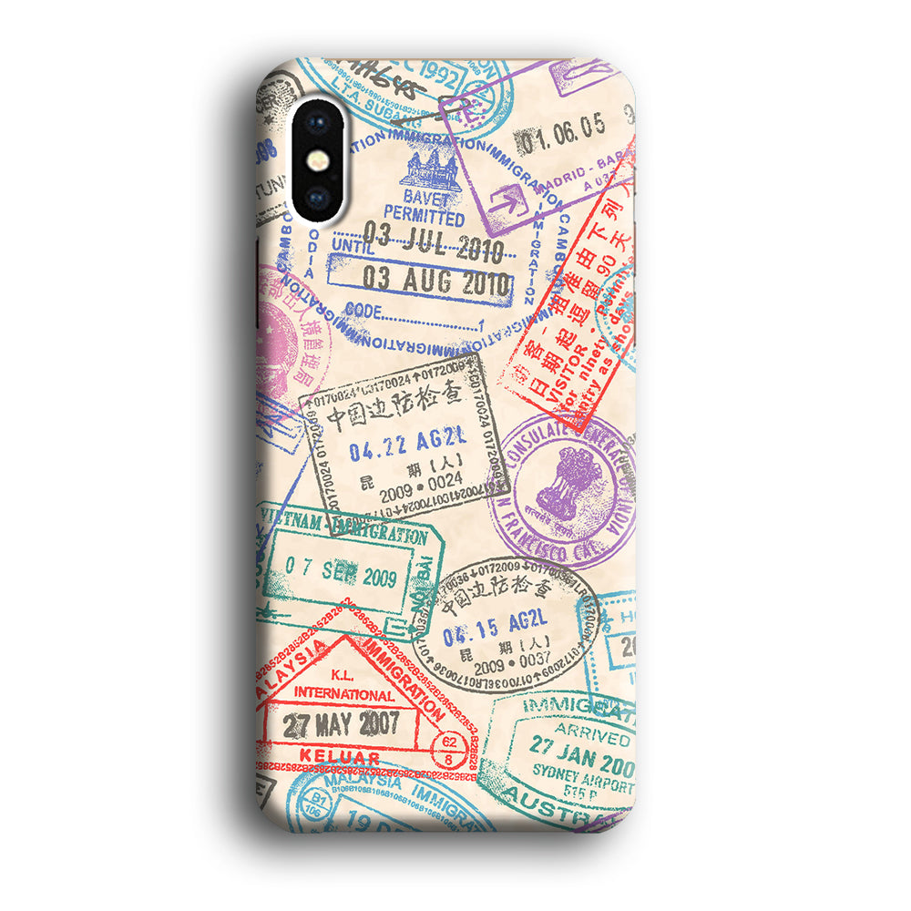 Vacation Visiting List iPhone X Case