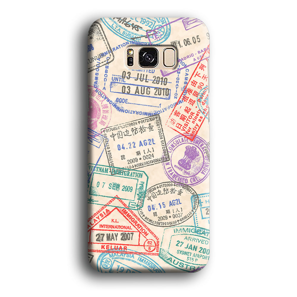 Vacation Visiting List Samsung Galaxy S8 Plus Case
