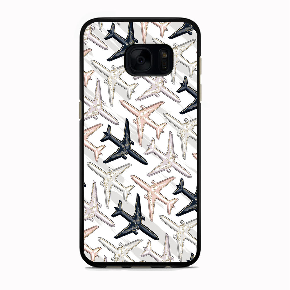 Vacation and Plane Traffic Samsung Galaxy S7 Case