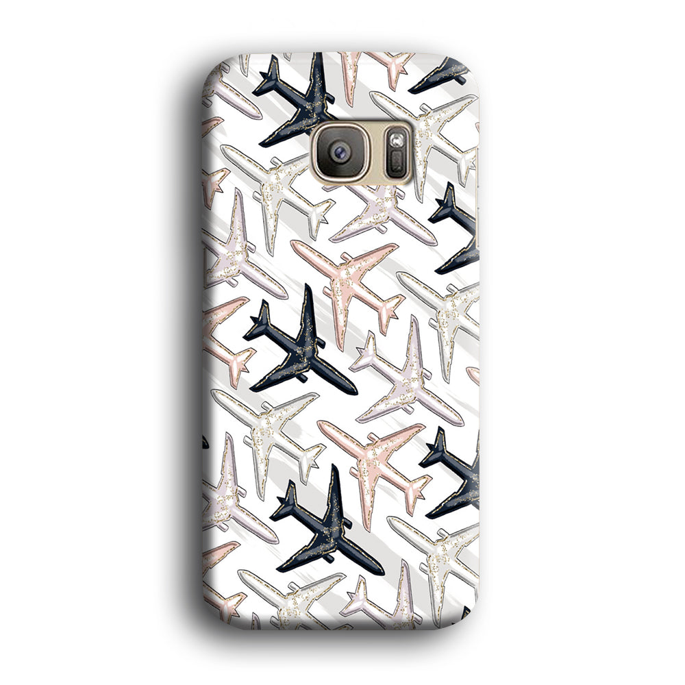 Vacation and Plane Traffic Samsung Galaxy S7 Case