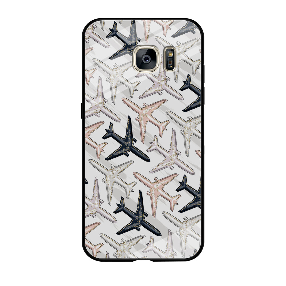 Vacation and Plane Traffic Samsung Galaxy S7 Case