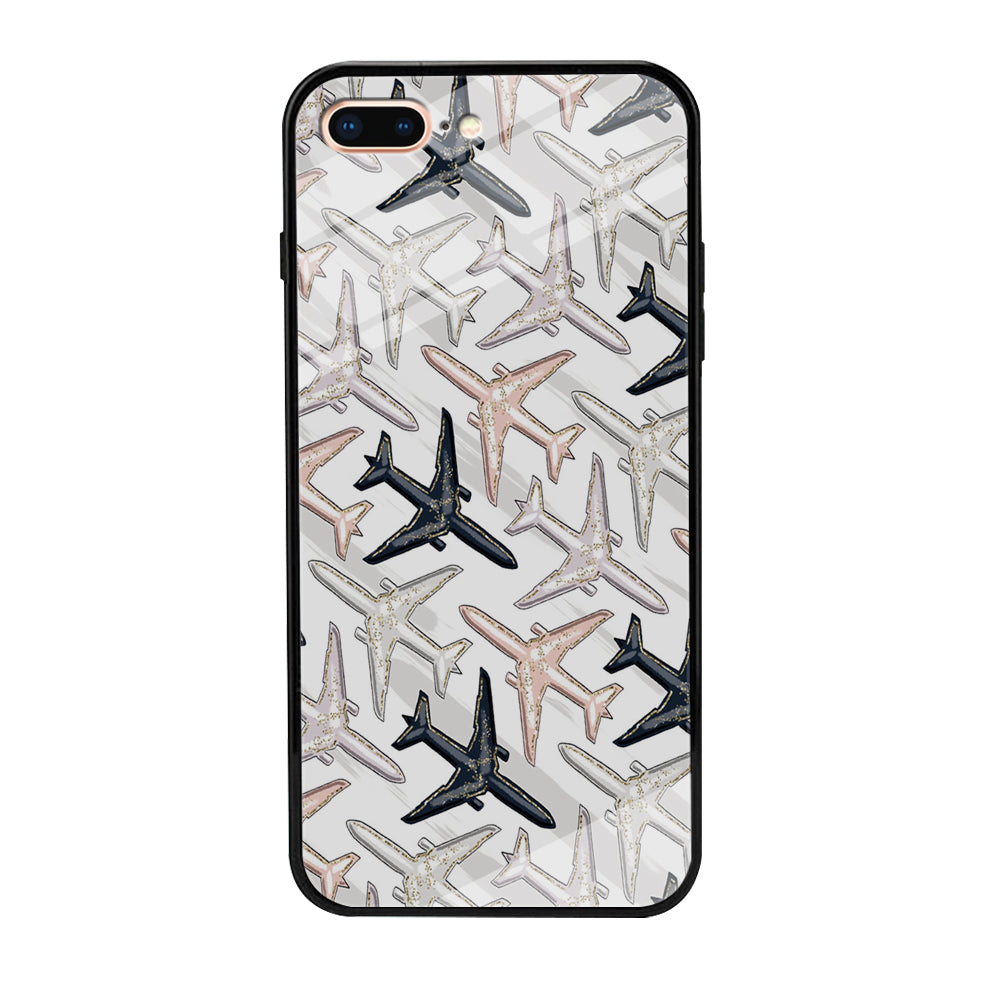 Vacation and Plane Traffic iPhone 8 Plus Case