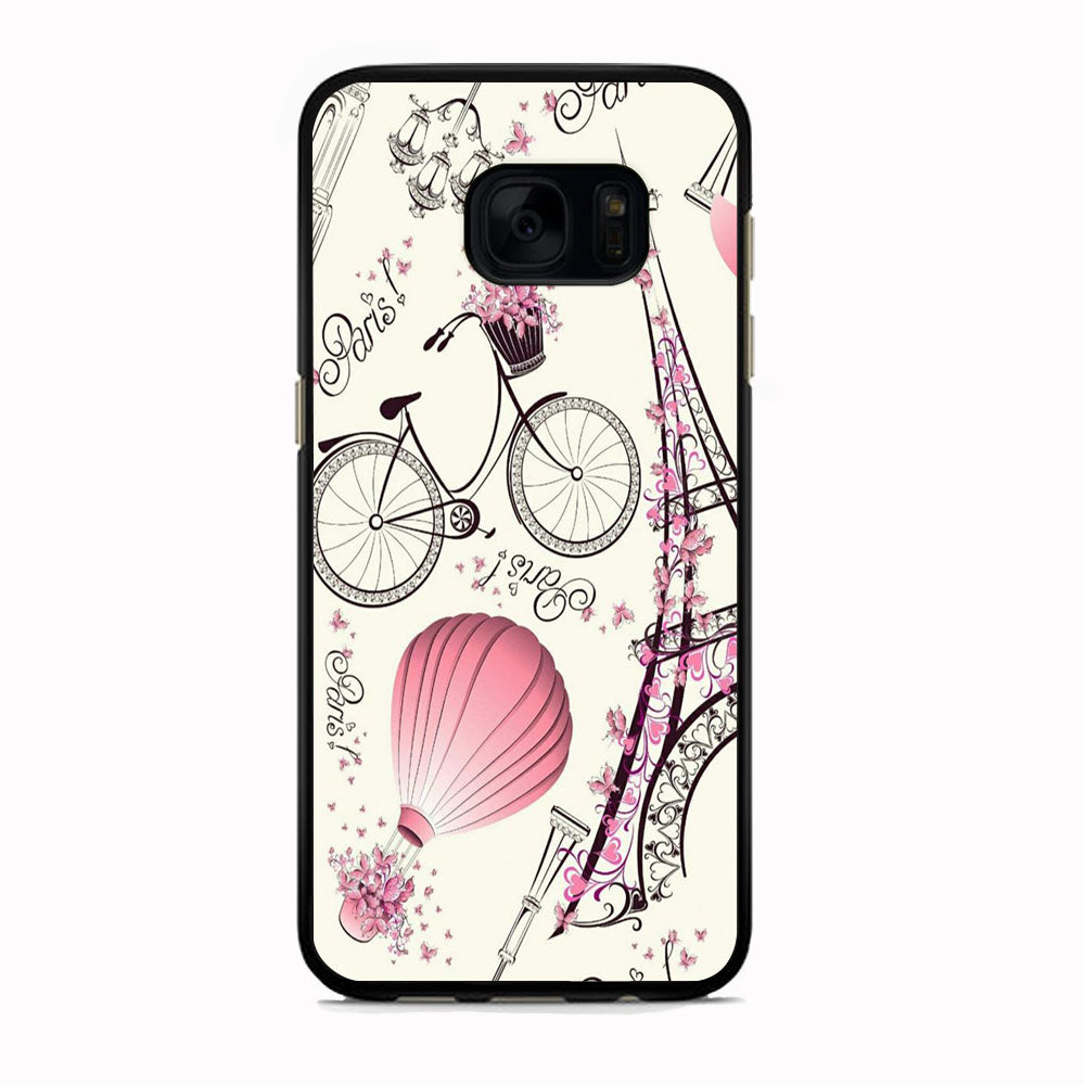 Vacation in Paris Samsung Galaxy S7 Edge Case