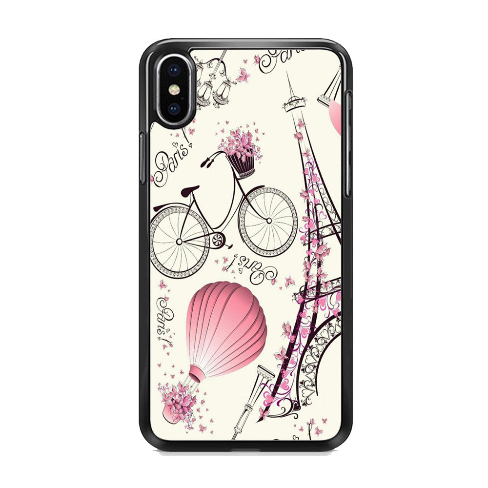 Vacation in Paris iPhone X Case
