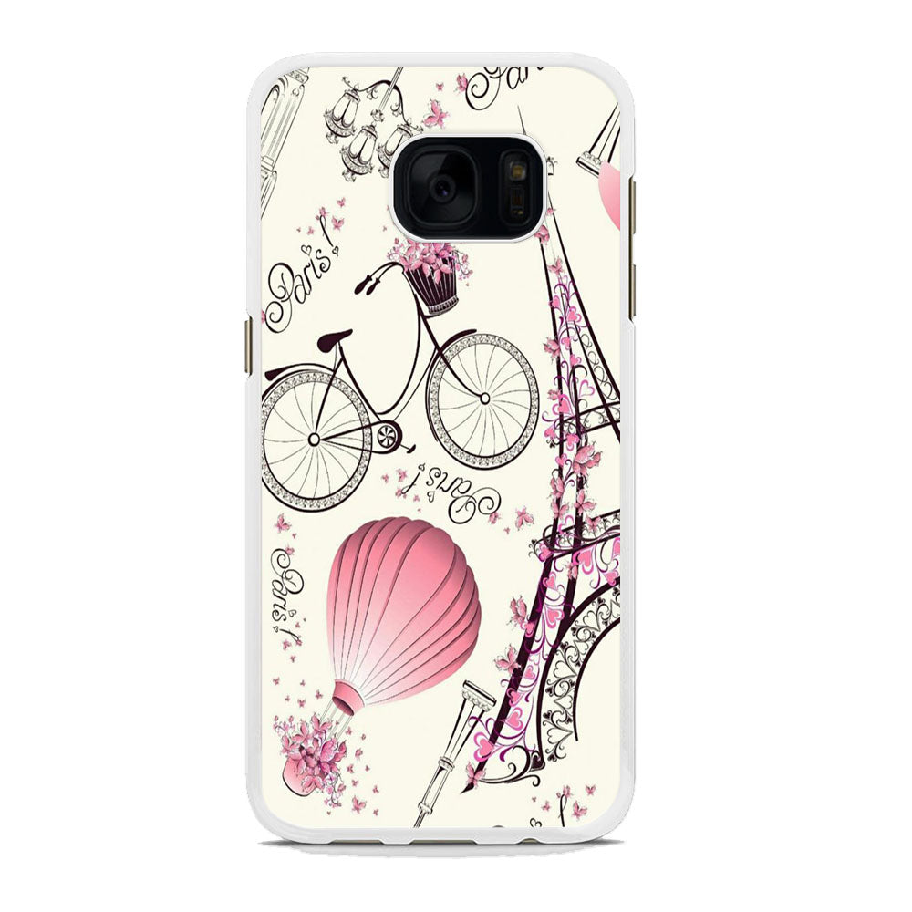 Vacation in Paris Samsung Galaxy S7 Edge Case