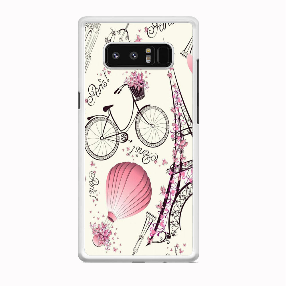 Vacation in Paris Samsung Galaxy Note 8 Case