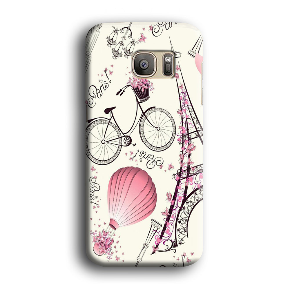 Vacation in Paris Samsung Galaxy S7 Edge Case