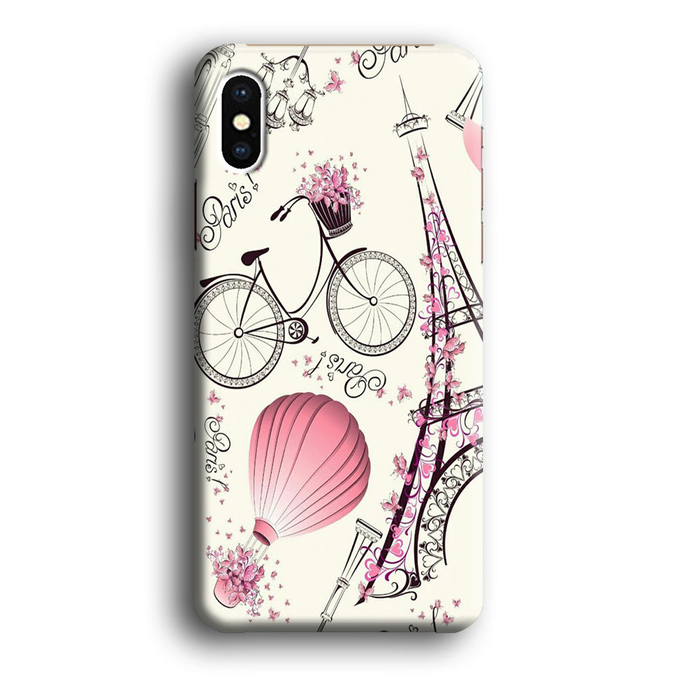 Vacation in Paris iPhone X Case