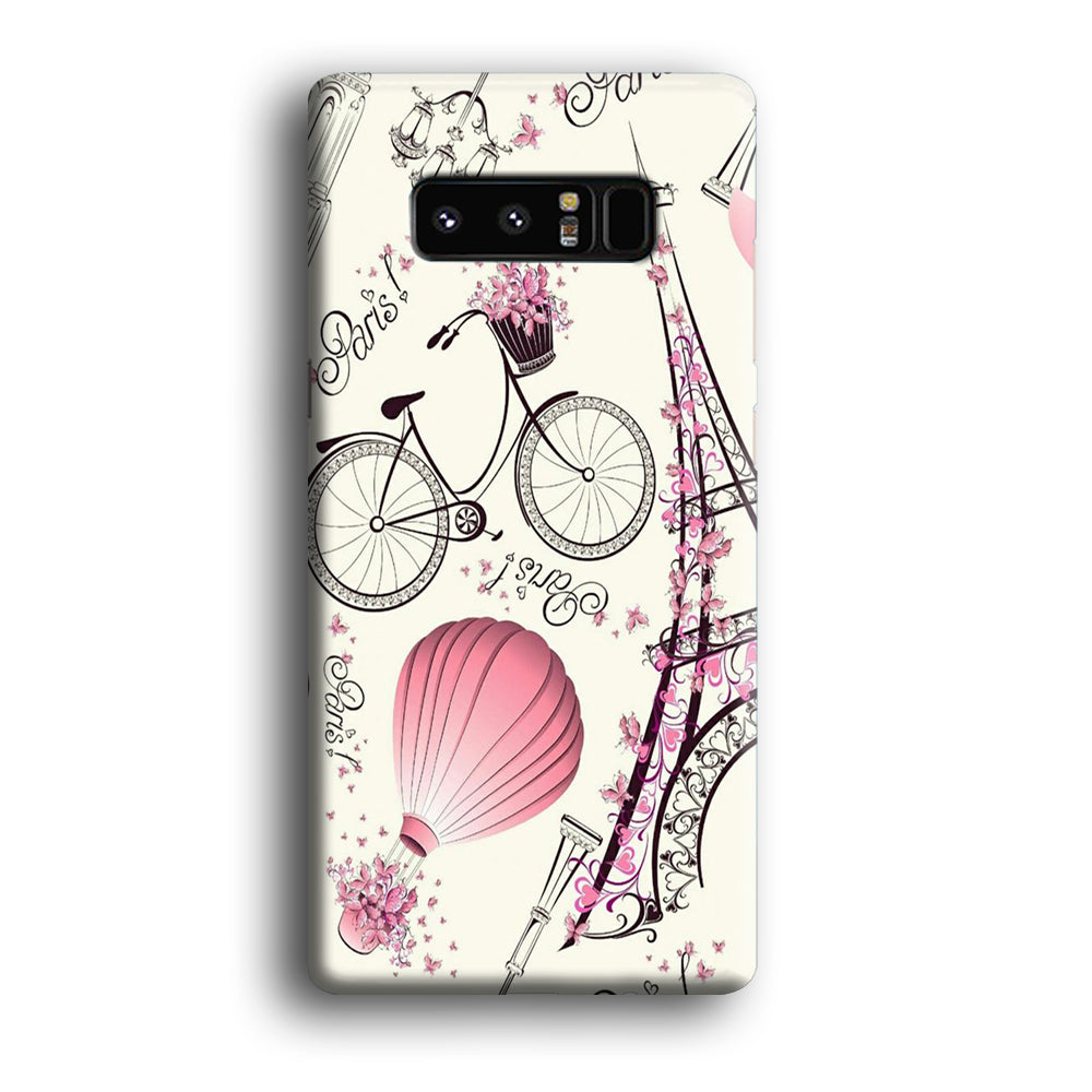 Vacation in Paris Samsung Galaxy Note 8 Case