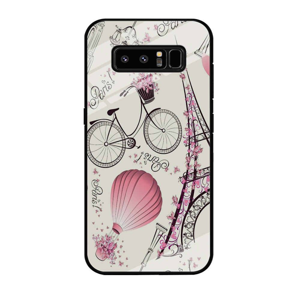 Vacation in Paris Samsung Galaxy Note 8 Case