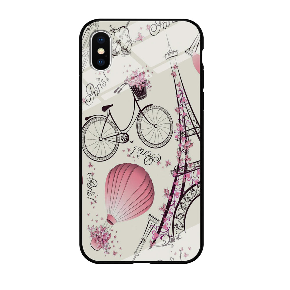 Vacation in Paris iPhone X Case