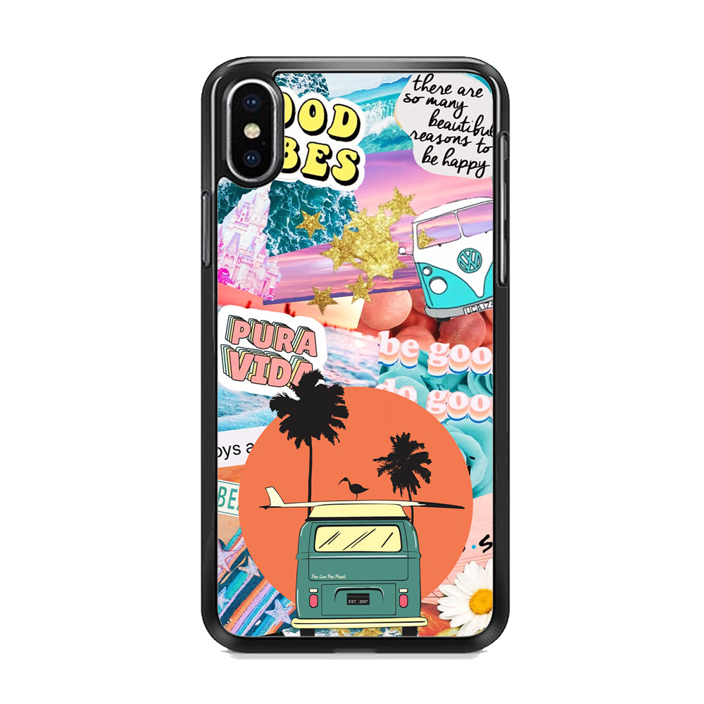 Vacation to The Beach iPhone X Case